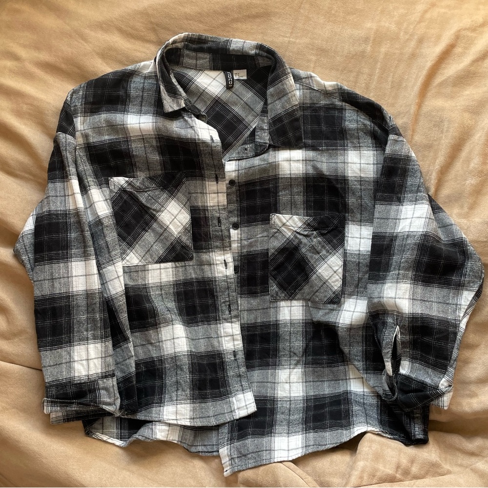 H&M Flannel Button Up